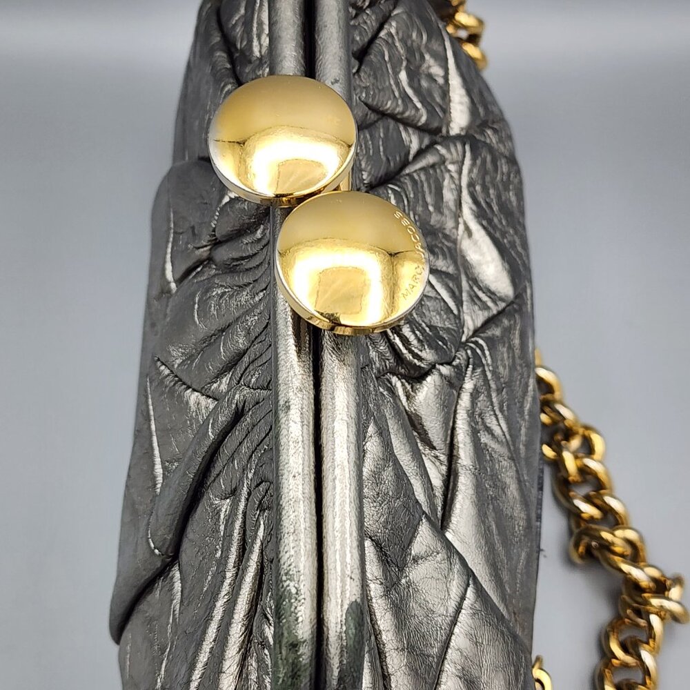 MARC JACOBS Collection Patchwork Metallic Leather… - image 6